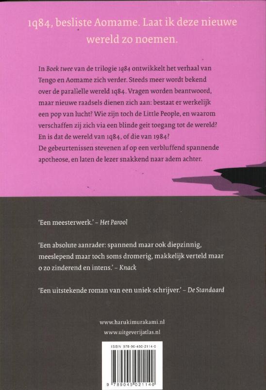 1Q84 (Boek Twee) achterkant