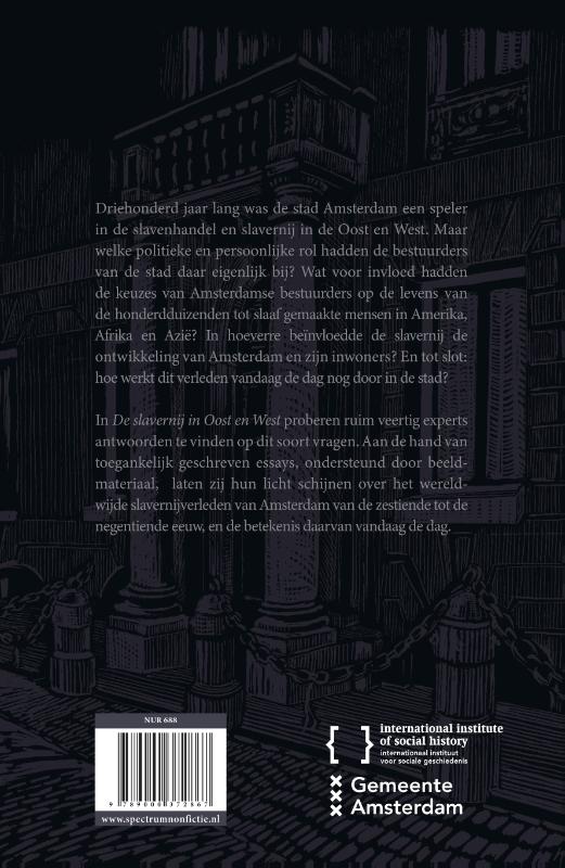 De slavernij in Oost en West achterkant