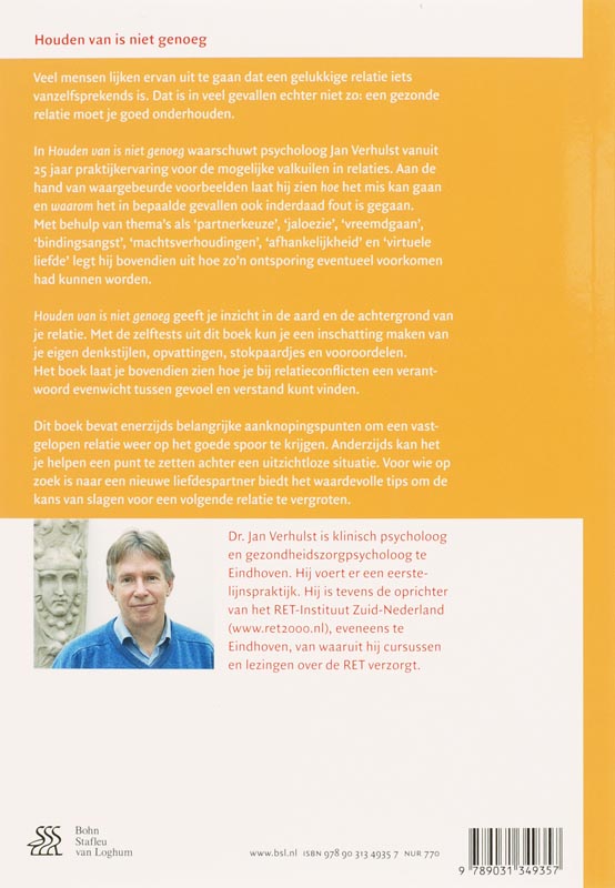 Houden van is niet genoeg achterkant