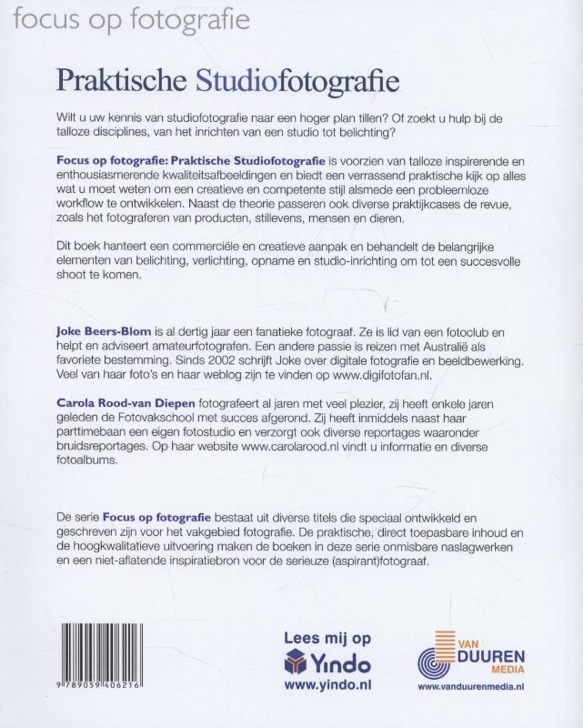 Praktische studiofotografie / Focus op fotografie achterkant