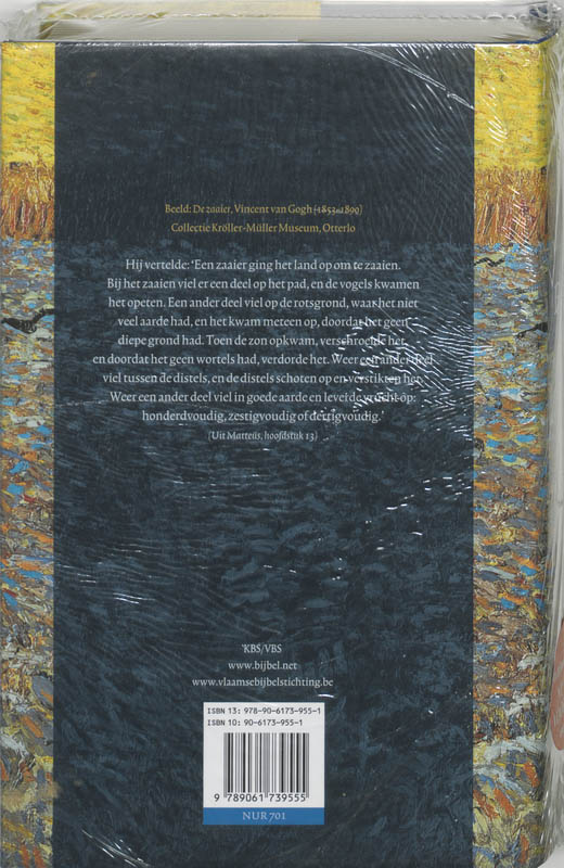 Bijbel, de. willibrordvertaling - kunstbijbel achterkant