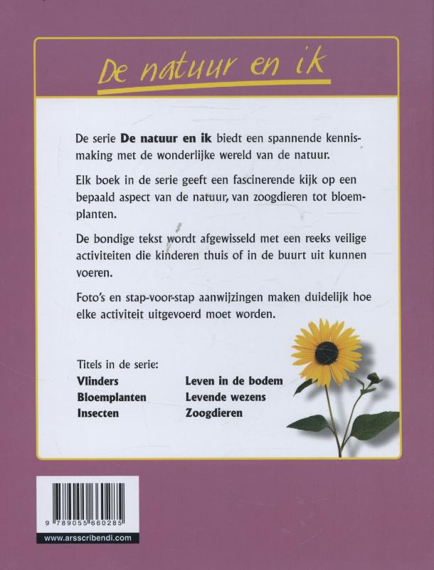 De natuur en ik  -   Bloemplanten achterkant