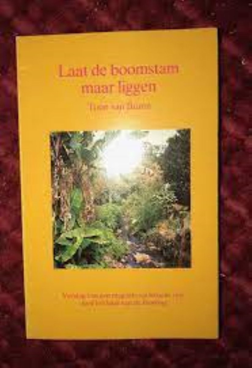 Laat de boomstam maar liggen