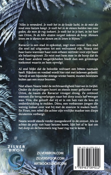 Muren van ijs achterkant