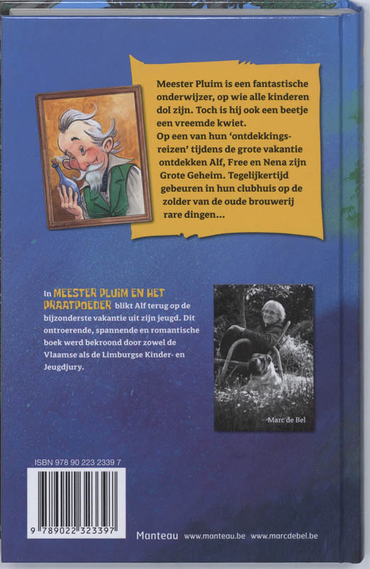 Meester Pluim en het praatpoeder achterkant