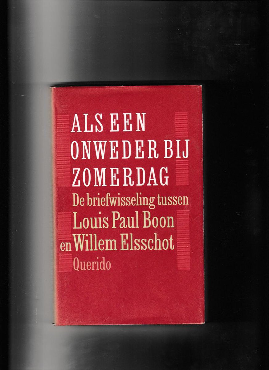 Als een onweder bij zomerdag