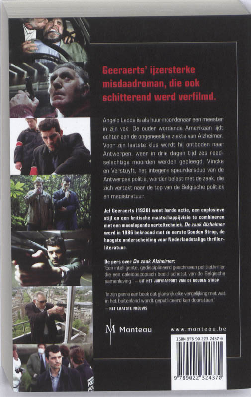 De Zaak Alzheimer achterkant