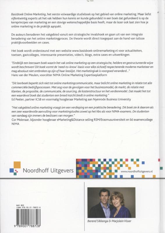 Basisboek online marketing achterkant