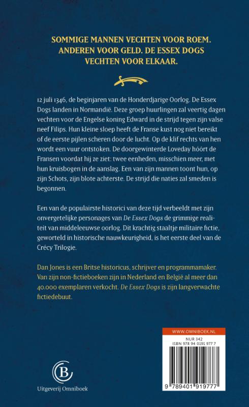 De Essex Dogs / Crécy trilogie / 1 achterkant