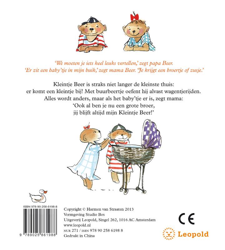 Kleintje beer en de baby achterkant