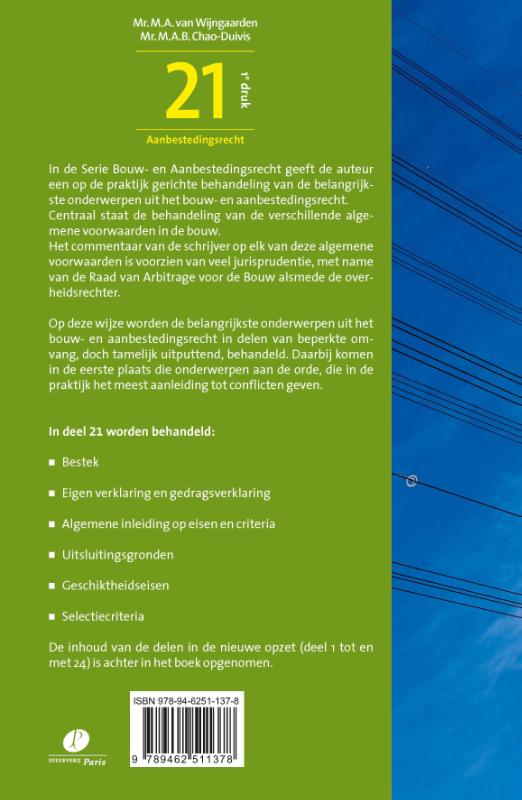 Jurisprudentie en regelgeving / Bouw- en aanbestedingsrecht / 21 achterkant