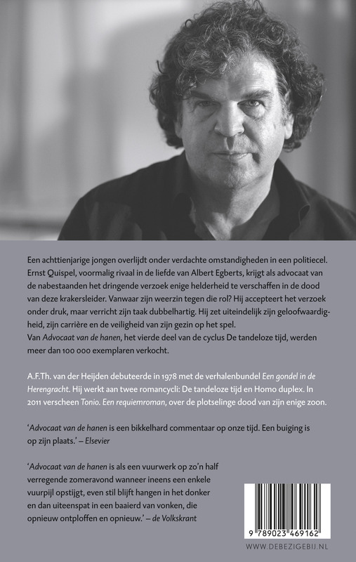 Advocaat van de hanen / De tandeloze tijd / 4 achterkant
