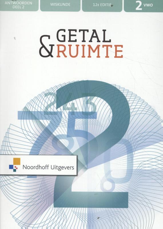 Getal & Ruimte deel 2 2 vwo antwoordenboek