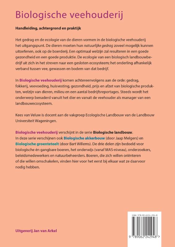 Biologische veehouderij / Biologische landbouw achterkant