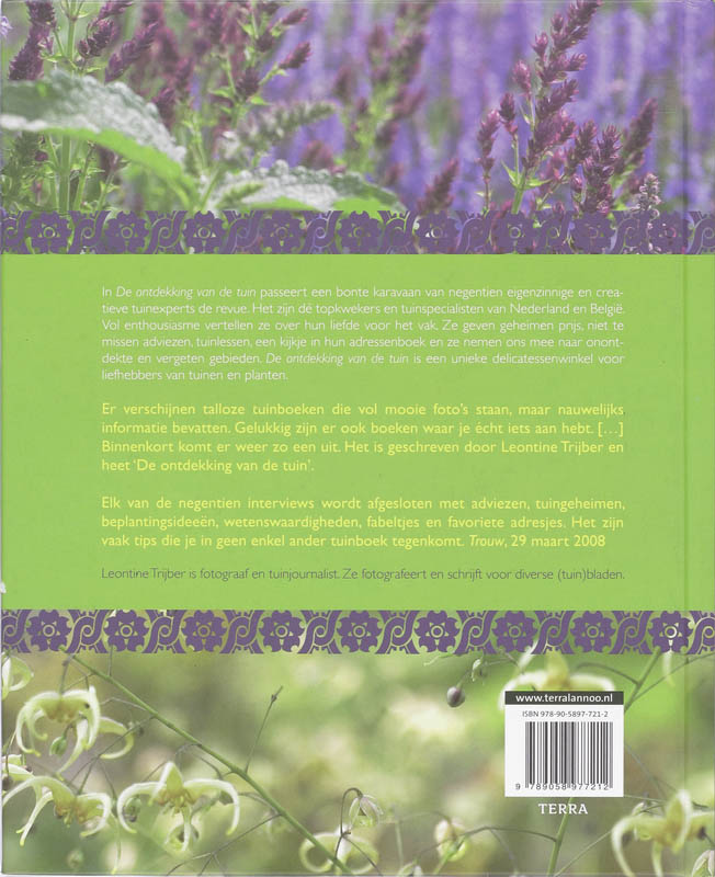 De ontdekking van de tuin achterkant