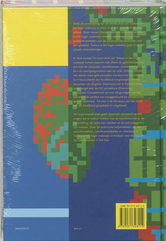 Toetsen in het hoger onderwijs / Docentenreeks achterkant