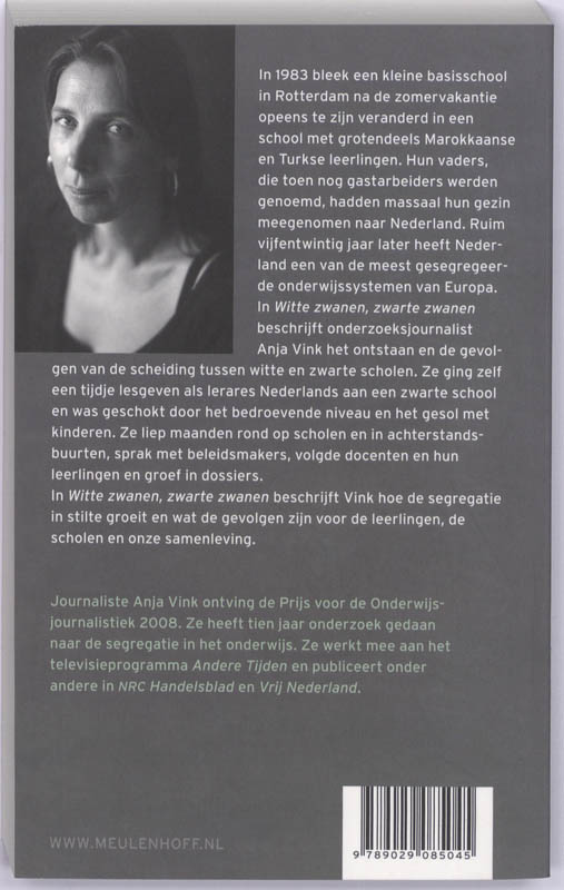 Witte zwanen, zwarte zwanen achterkant