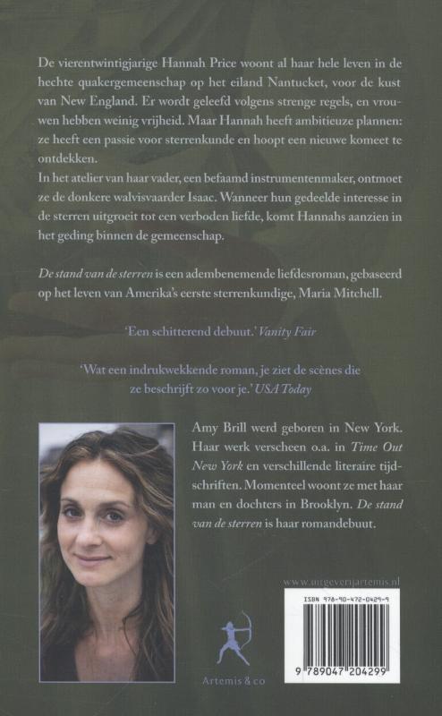 De stand van de sterren achterkant