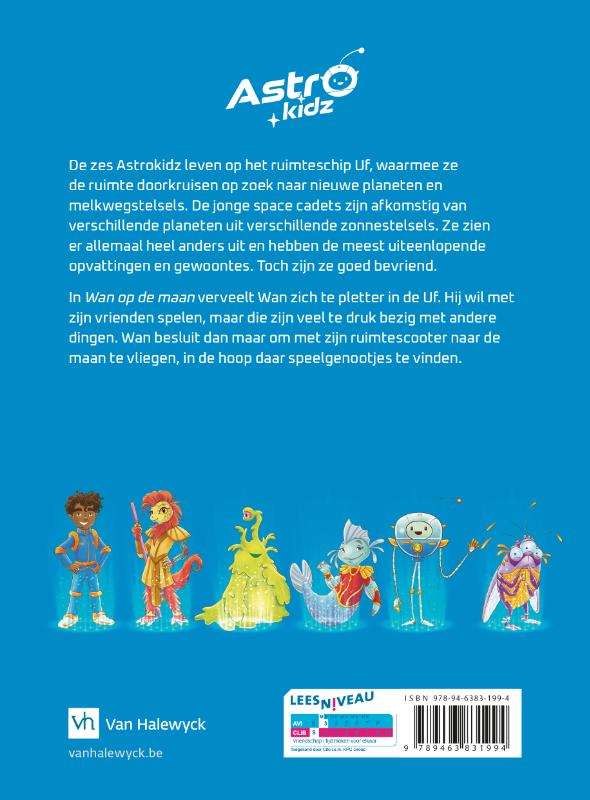 Wan op de maan achterkant