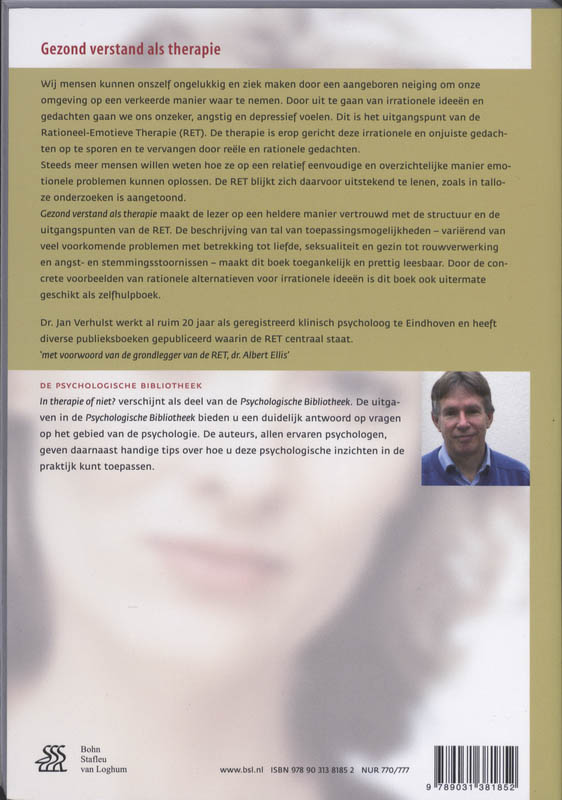 Gezond verstand als therapie achterkant