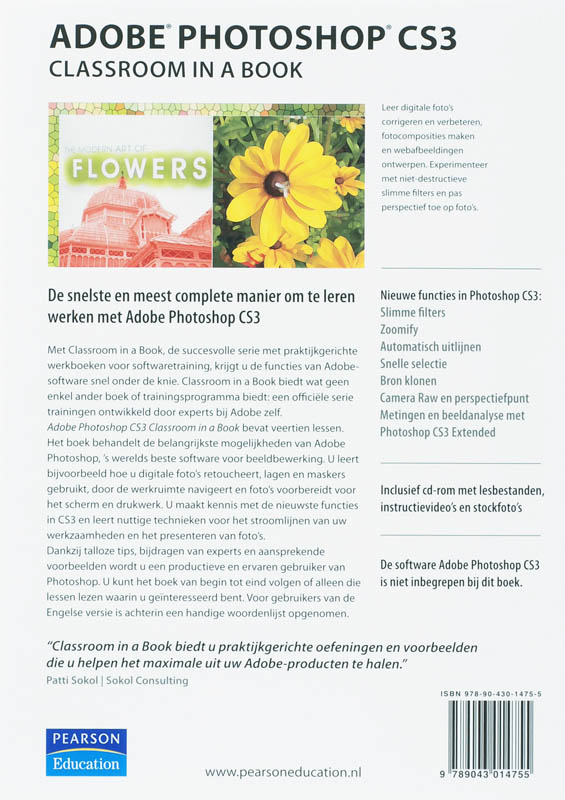 Adobe Photoshop CS3 Classroom in a Book / Classroom in a Book achterkant