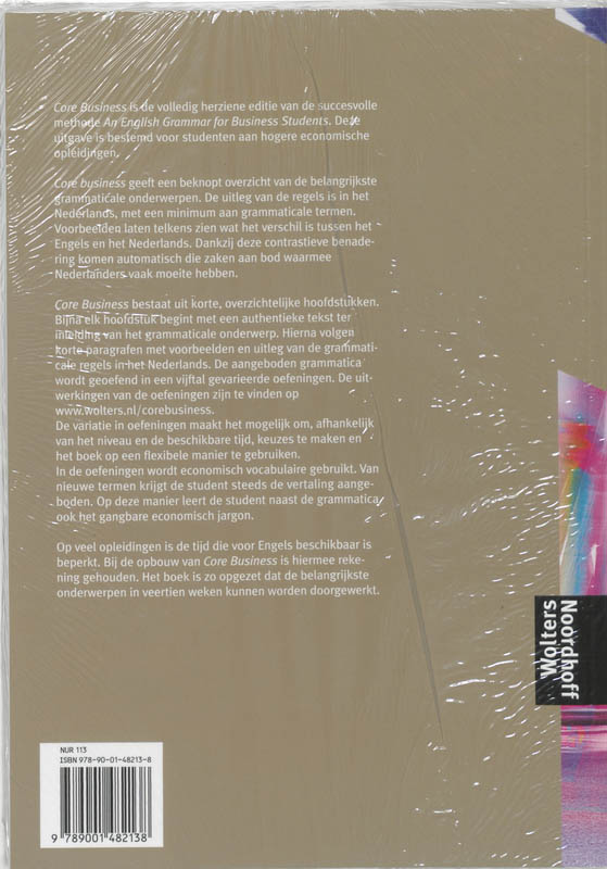 Core Business achterkant