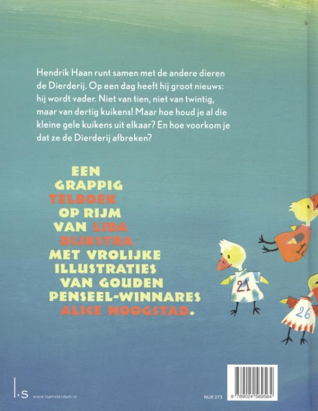 Kuikens op de Dierderij achterkant