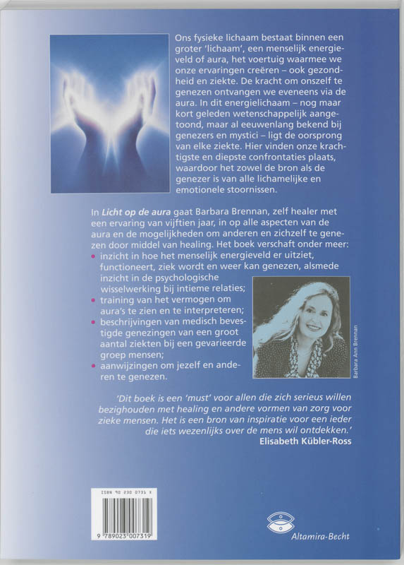 Licht op de aura achterkant