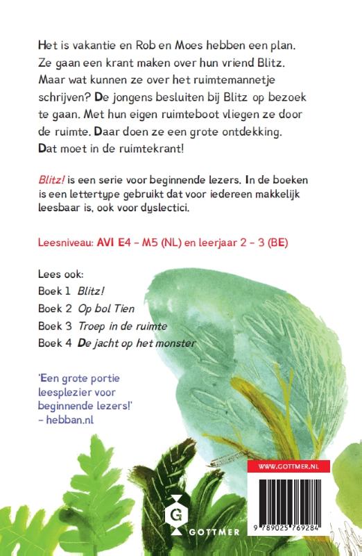 Blitz! 5 - Dino's in de ruimte achterkant