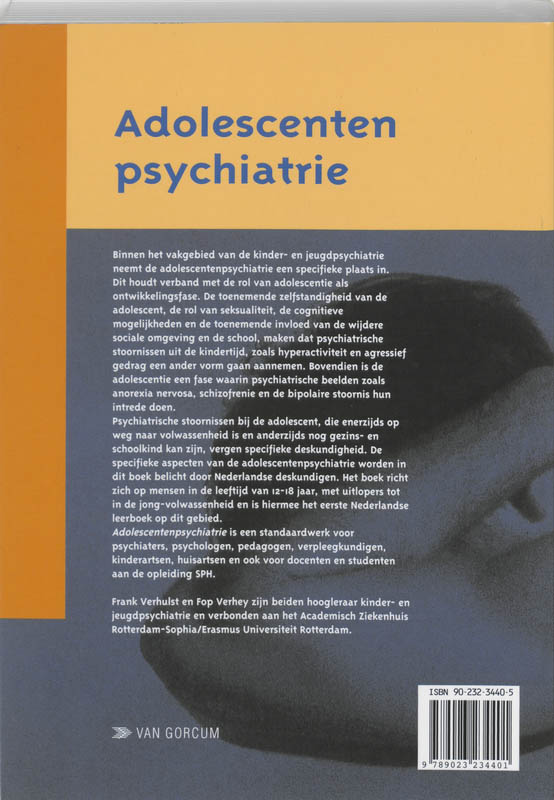 Adolescentenpsychiatrie achterkant