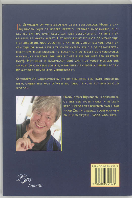 Senioren op vrijersvoeten achterkant