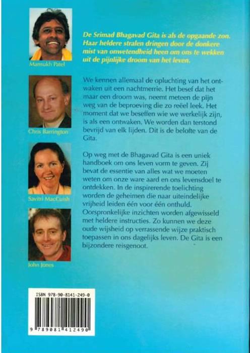 Op weg met de bhagavad gita 1 & 2 De essentie van de reis & De reisgenoot achterkant