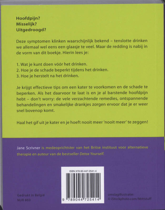 De beste anti-kater tips achterkant