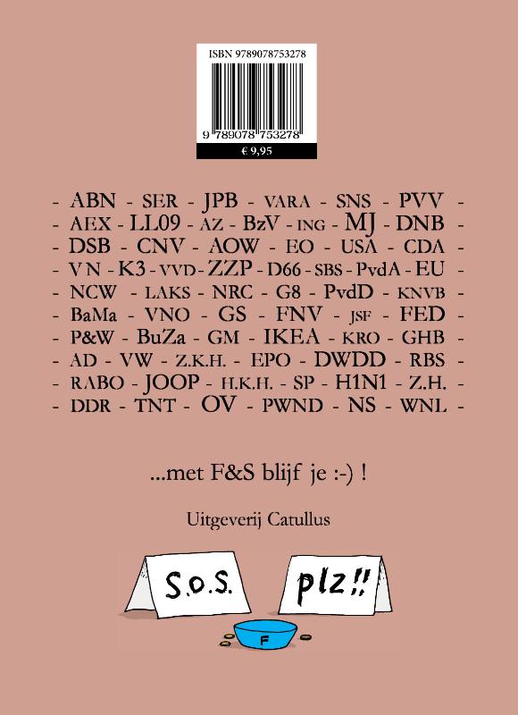 Fokke & Sukke / Het afzien van 2009 / Fokke & Sukke achterkant