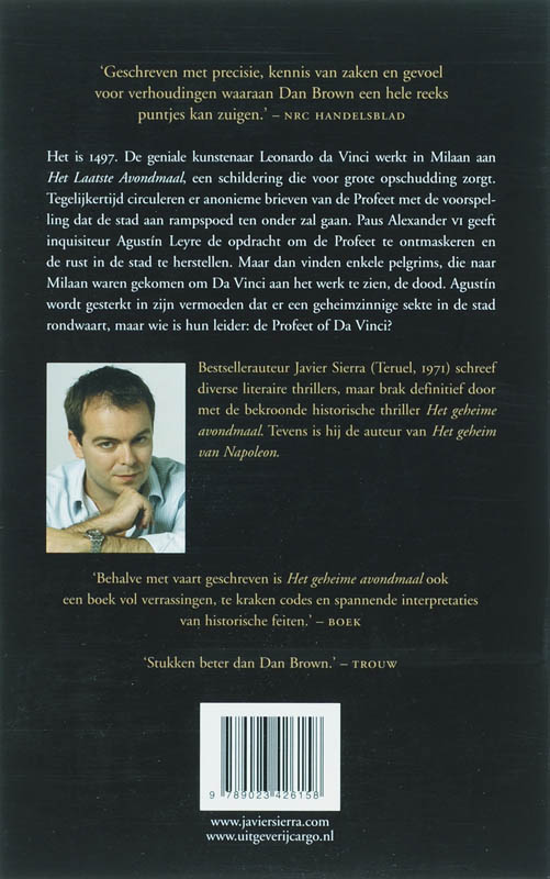 Het Geheime Avondmaal achterkant