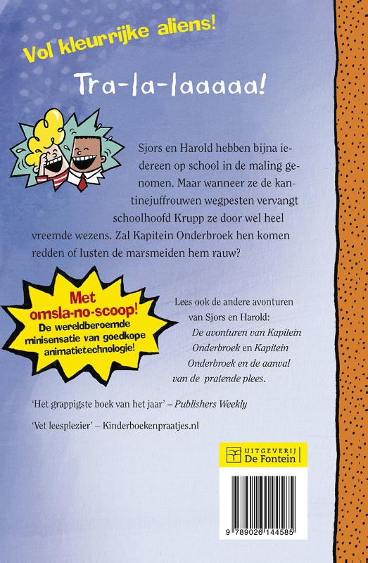 Kapitein Onderbroek en de ongelooflijke kantinejuffrouwen / Kapitein Onderbroek / 3 achterkant