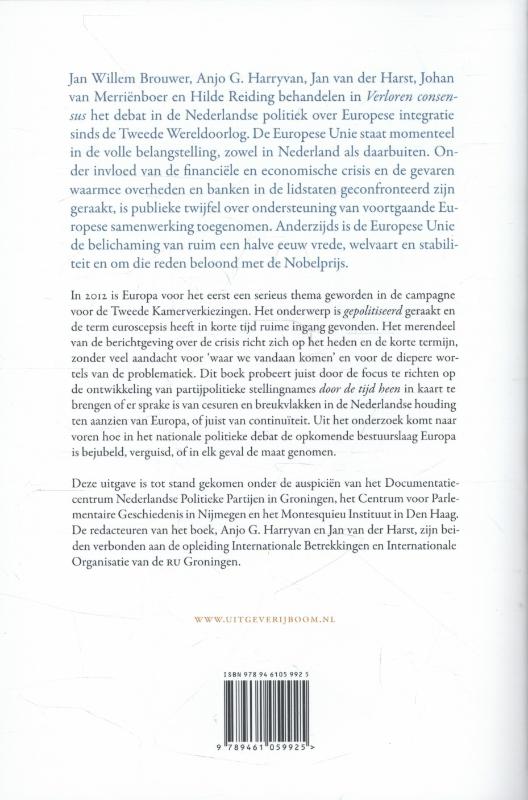 Verloren consensus achterkant