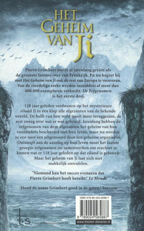 De erfgenamen / Het geheim van Ji / 1 achterkant