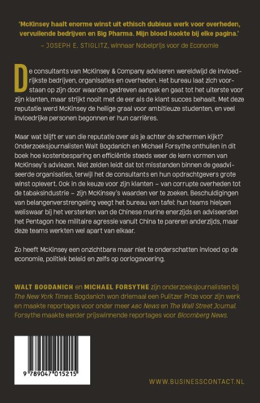 De macht van McKinsey achterkant