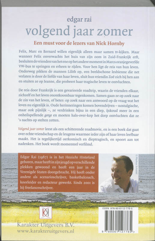 Volgend jaar zomer achterkant