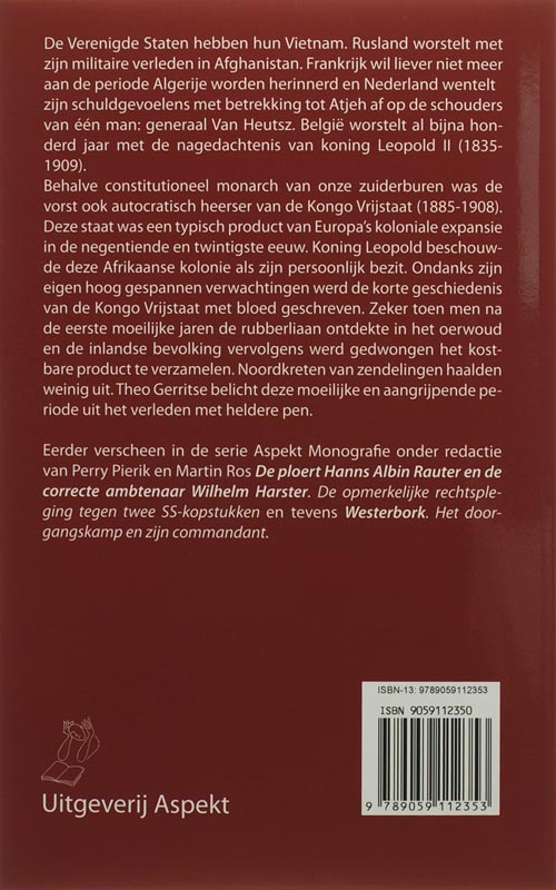 Van constituioneel monarch tot roofridder / Aspekt monografie achterkant