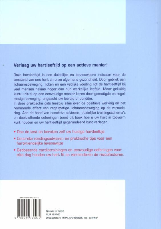 Verlaag Uw Hartleeftijd achterkant