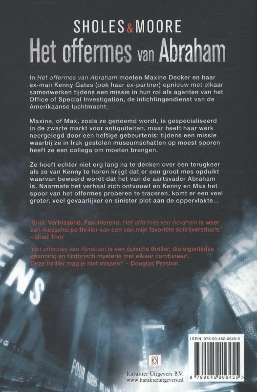 Het offermes van Abraham achterkant