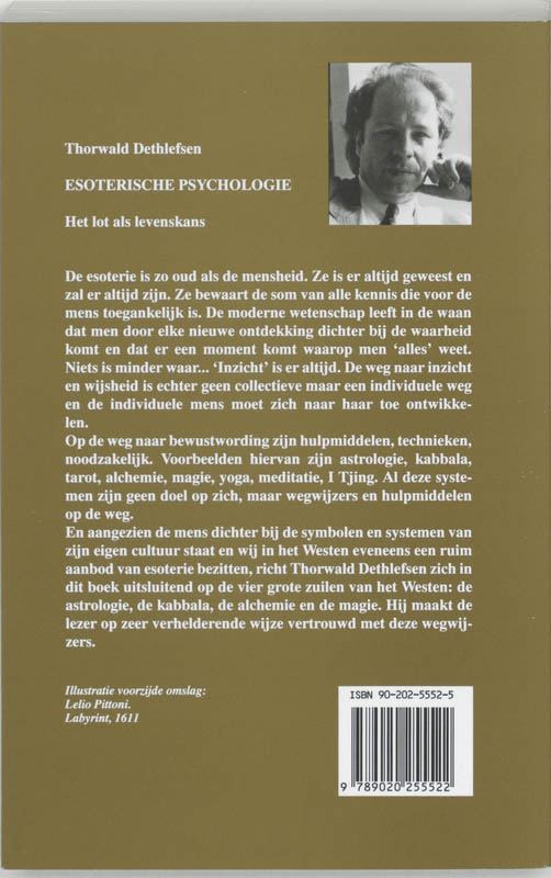 Esoterische psychologie achterkant