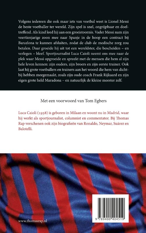 Messi achterkant