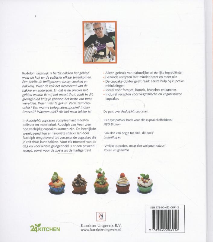 Rudolph's cupcakes compleet achterkant