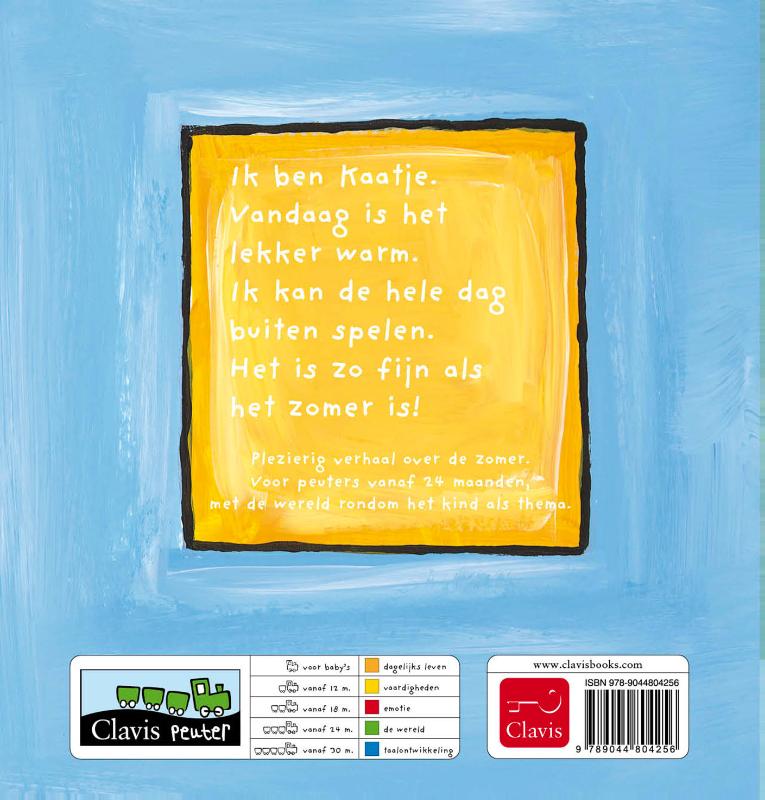 Karel en Kaatje - Kaatje in de zomer achterkant