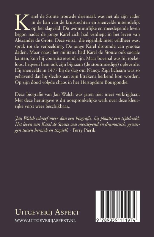 Karel de Stoute achterkant