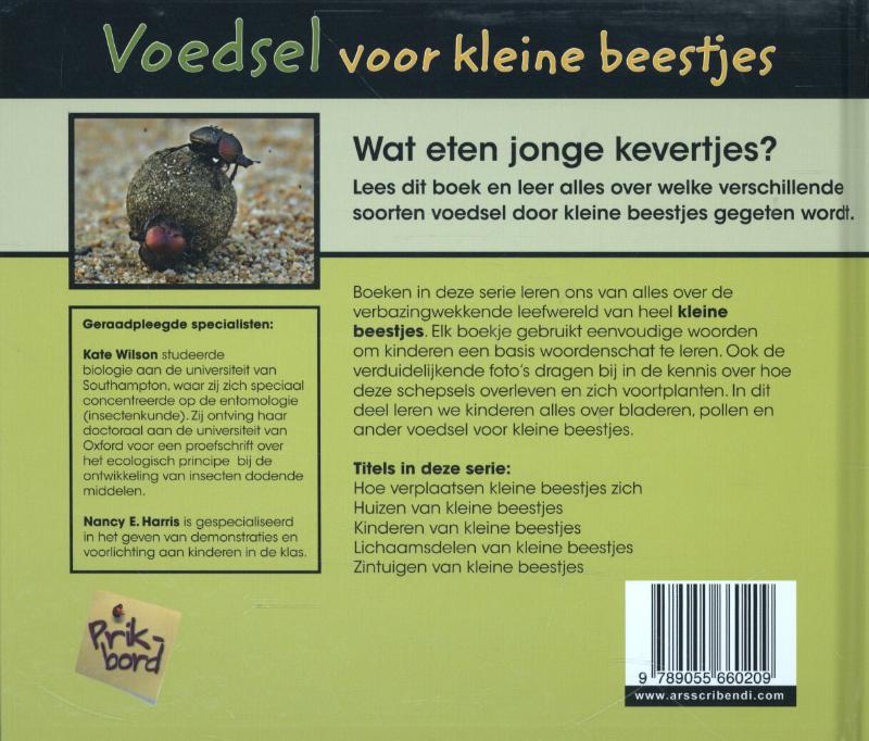 Voedsel voor kleine beestjes / Prikbord achterkant