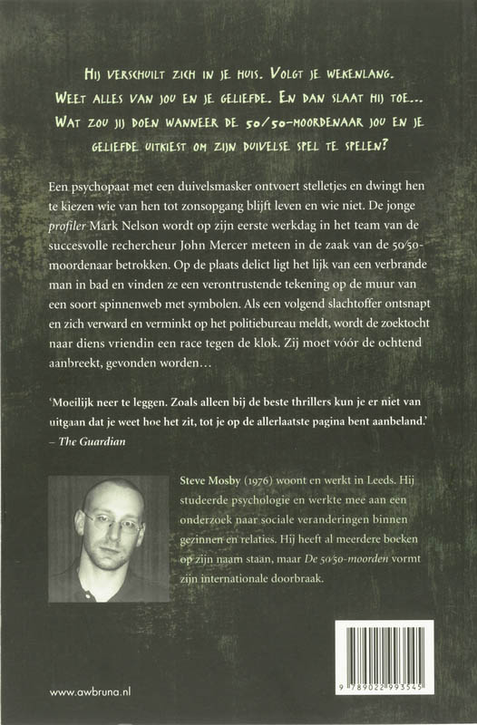 De 50/50-Moorden achterkant